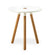 Allred Co-Cane-Line-Area Table / Stool-11009A_,image:White AW # 11009TAW