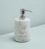Marbled Cement Soap Dispenser - Gray