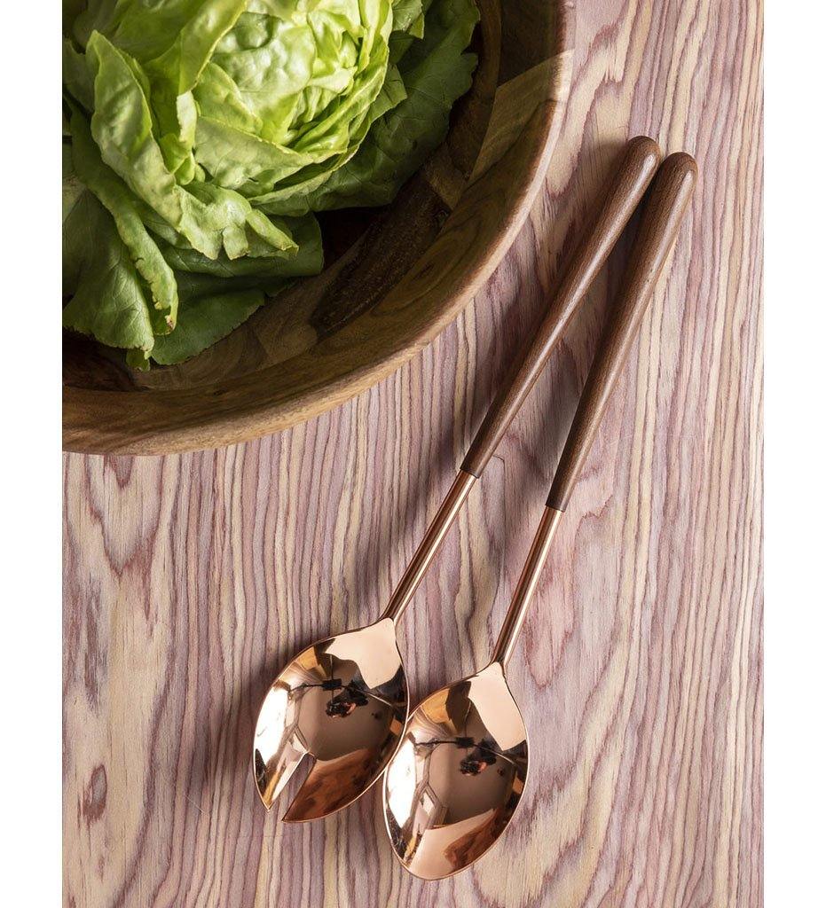 lifestyle, Be Home Copper &amp; Wood Serving Set