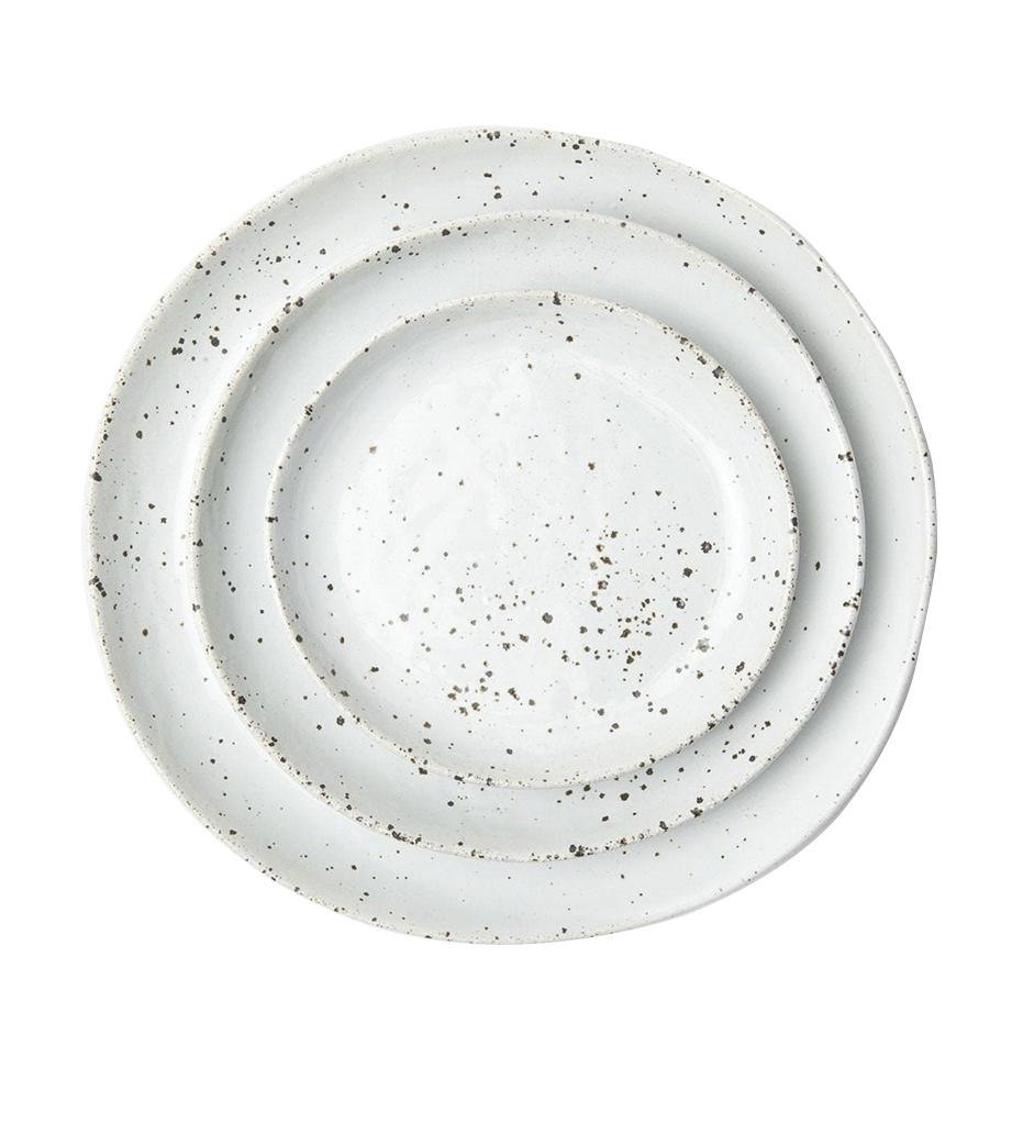 Marcus White Salt Dinnerware Plates