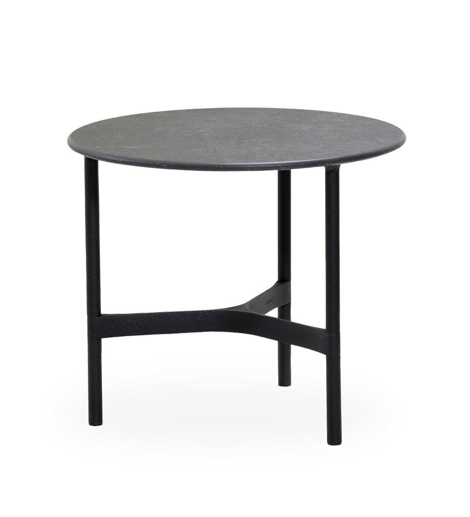 Cane-Line Twist Coffee Table Base-Small,image:Lava Grey AL # 5010AL