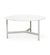 Cane-line Twist Large Coffee Table in White Aluminum and HI-Core Top 5012AW P90KW,image:White AW # 5012AW