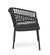 Cane-line Ocean Outdoor Dining Arm Chair with Dark Grey Rope 5417RODG