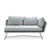 Cane-Line Horizon 2-Seater Sofa - Left - Light Grey LI # 5505LISL