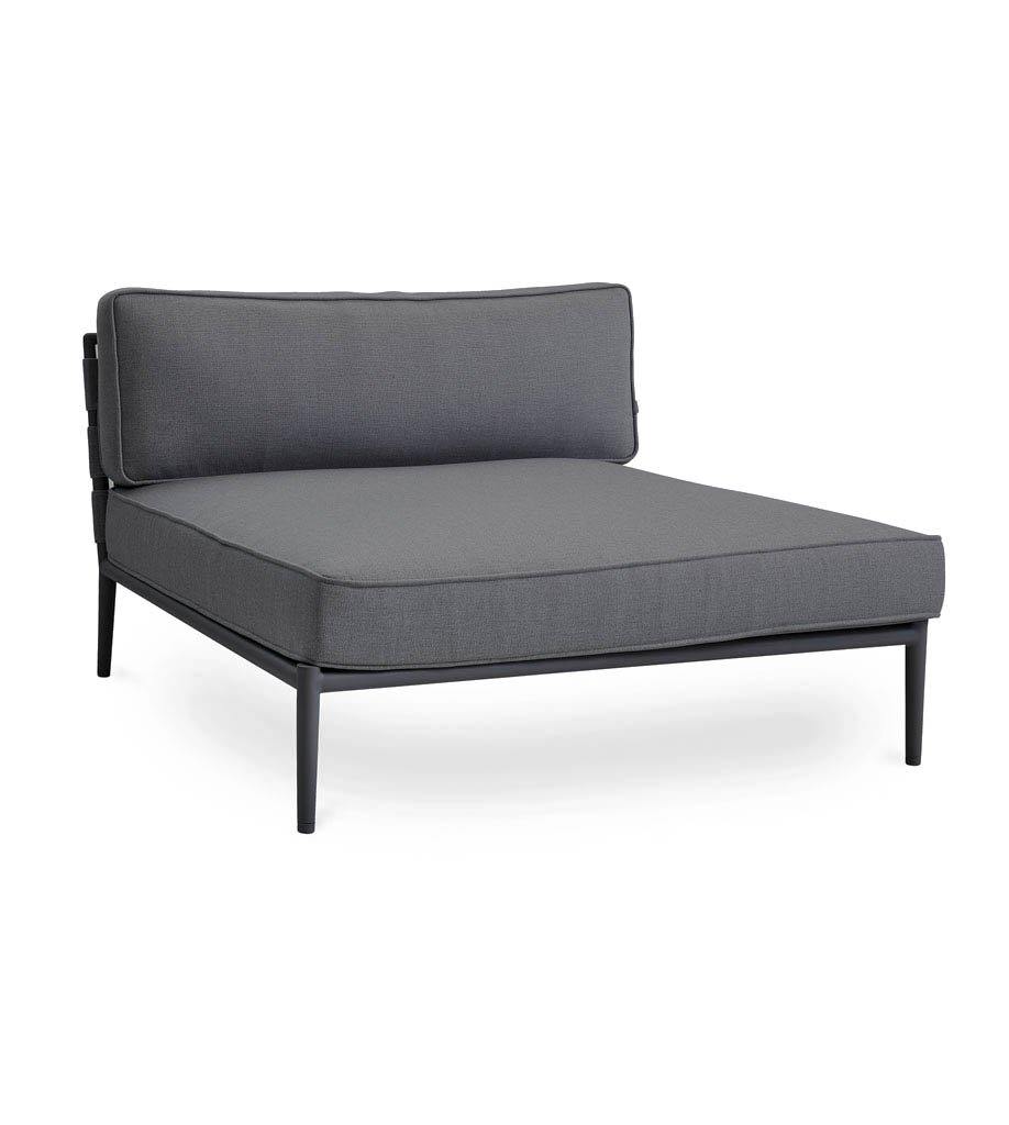 Cane-Line Conic Daybed,image:Lava Grey-Grey AG-AITG # 8538AITG