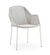Cane-line Breeze Dining Chair-Stackable,image:White Grey LW # 5464LW
