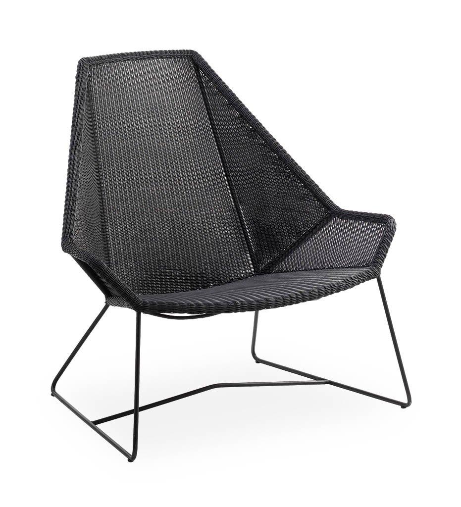 Cane-line Breeze Highback Chair,image:Black LS # 5469LS