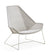 Cane-line Breeze Highback Chair,image:White Grey LW # 5469LW