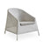 Cane-Line Kingston lounge chair white grey taupe Y36