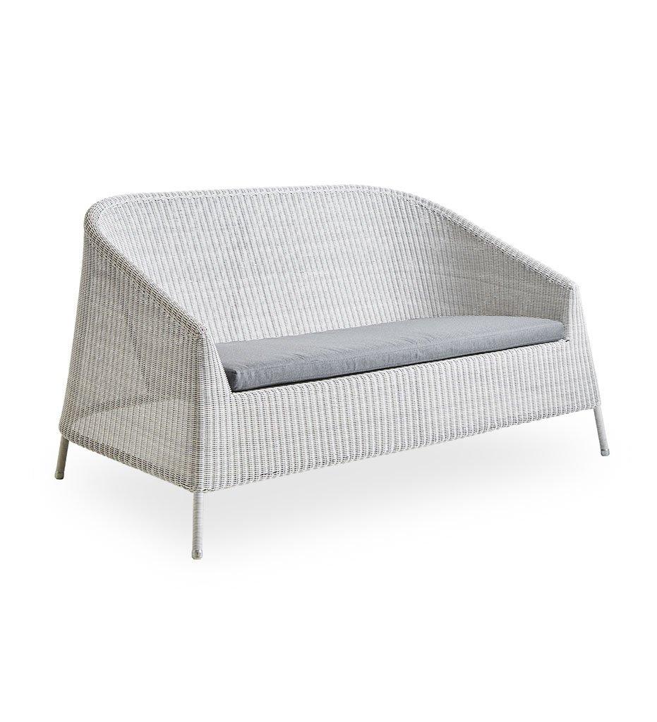 Cane-Line-Kingston sofa white-grey grey YSN95
