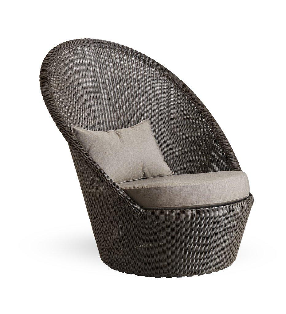 Cane-Line Kingston sunchair mocca taupe Y36