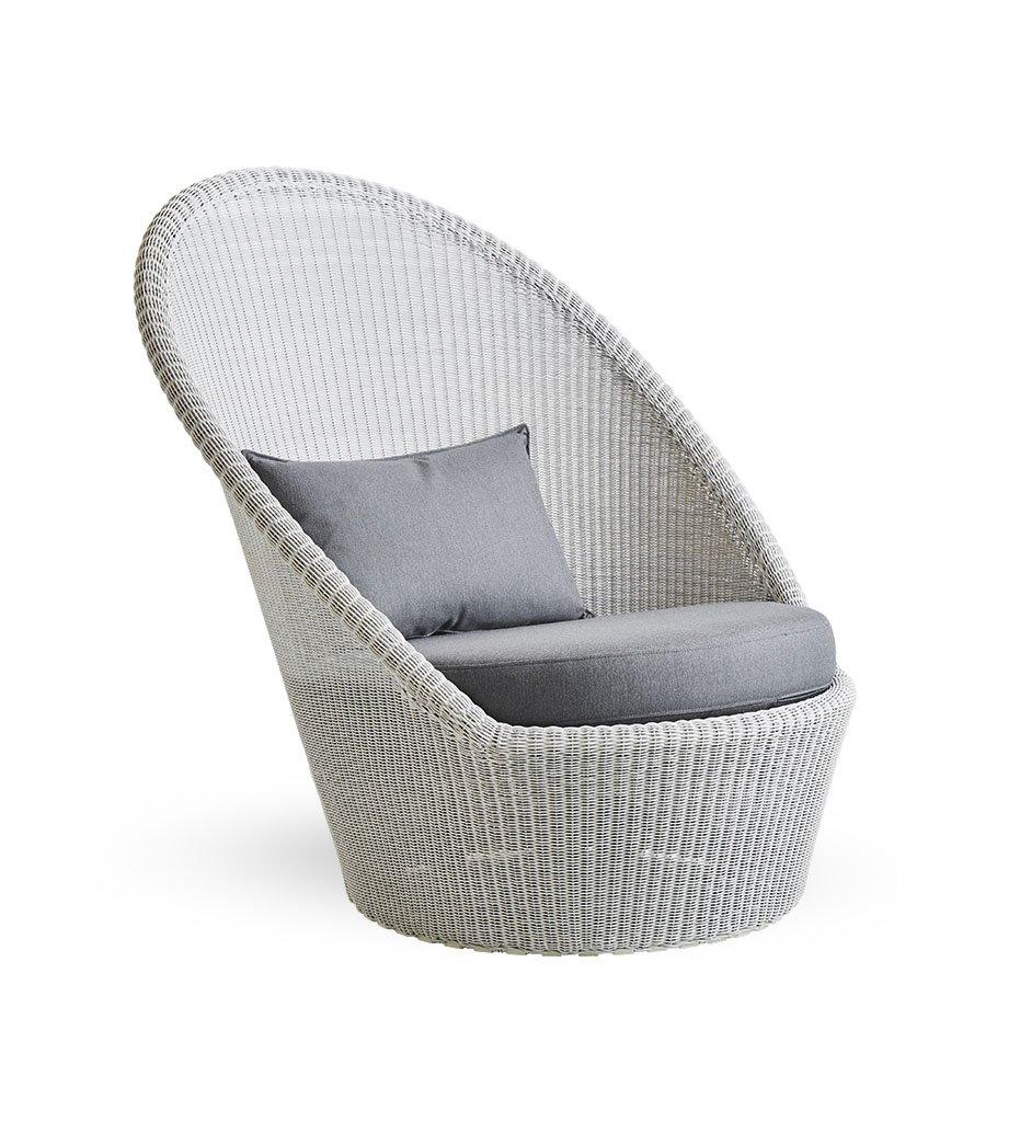 Cane-Line Kingston sunchair white-grey grey YS95
