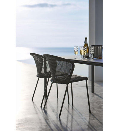 lifestyle, Cane-Line Lean Chair - Thin Weave