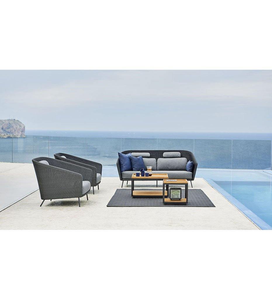 lifestyle, Cane-line Mega 2 Seater All-Weather Rattan Outdoor Sofa 55102LG
