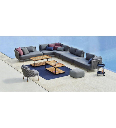 lifestyle, Cane-line Moments 2-Seater Outdoor D+Sectional - Left-7542ROG
