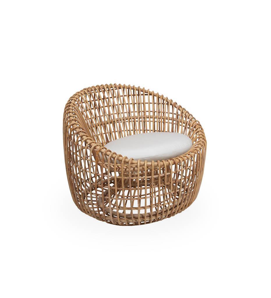 Cane-Line Nest Round Chair - Indoor 7422RU_ 7422YSN94
