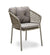 Cane-line Ocean Outdoor Dining Arm Chair with Taupe Rope and Taupe Cushions 5417ROT YSN97