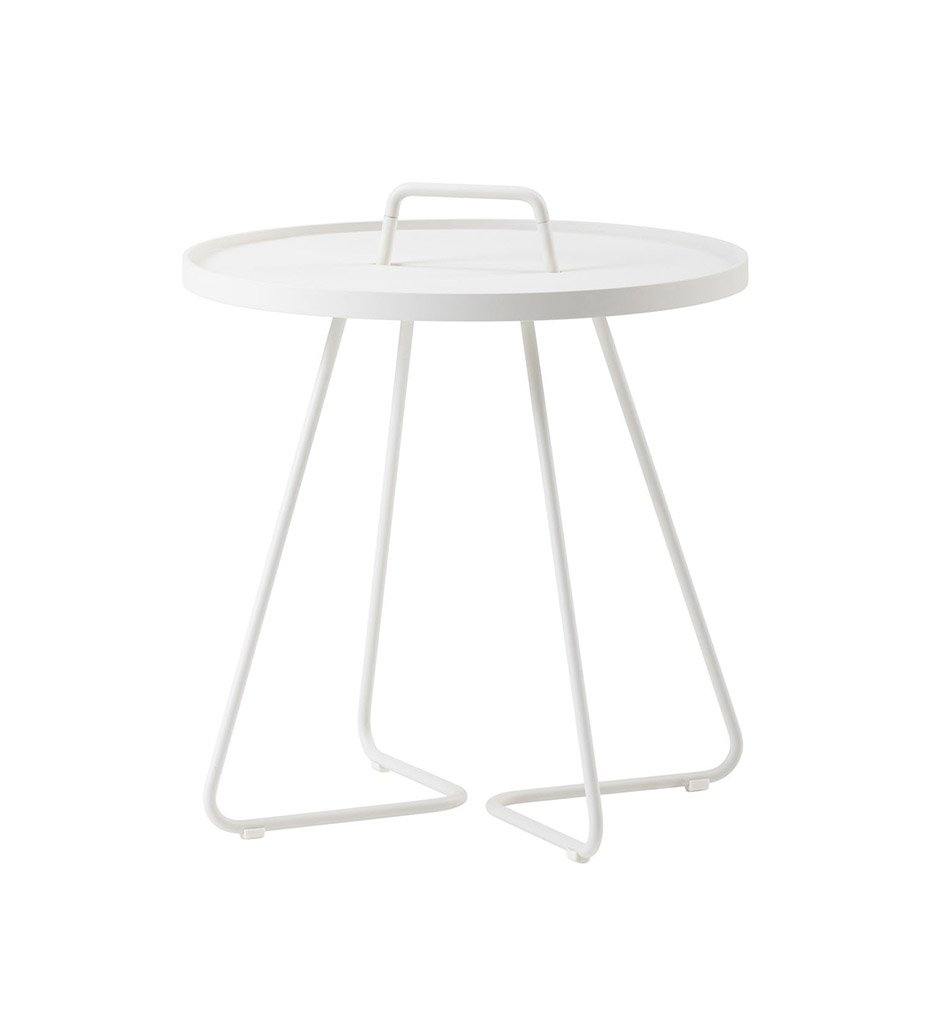 Cane-Line On-the-Move - XSmall Side Table,image:White AW # 5062AW