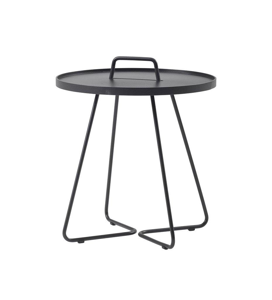 Cane-Line On-the-Move - XSmall Side Table,image:Black AS # 5062AS