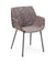 Cane-Line Vibe Arm Chair,image:Light Grey-Bordeaux-Dusty Rose IBRDR # 5406IBRDR