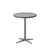 Cane-Line Drop Cafe Table Light Grey Base with 23.7" Aluminum/Ceramic Top  50400AI + P061ALTII