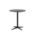 Cane-Line Drop Cafe Table Lava Grey Base with 23.7" Lava Grey Aluminum Top 50400AL+P061AL