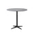 Cane-Line Drop Cafe Table Lave Grey Base with 31.5" Light Grey Aluminum Top 50400AL+P065AI