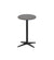 Cane-Line Drop Cafe Table Lava Grey Base with 17.8" Dark Grey HPL 50400AL+P45HPSDG