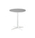 Cane-Line Drop Cafe Table White Base with 23.7" Light Grey Aluminum/Ceramic Top 50400AW+P061AWTII