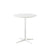 Cane-Line Drop Cafe Table White Base with 23.7" White Aluminum Top 50400AW+P061AW
