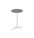 Cane-Line Drop Cafe Table White Base with 17.8" Dark Grey HPL Top 50400AW+P45HPSDG