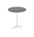 Cane-Line Drop Cafe Table White Base with 27.6" Dark Grey HPL Top 50400AW_P70HPSDG