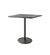 Cane-Line Go Cafe Table Lava Grey Base with Square 29.6" Lava Grey Aluminum Top 5042AL_P046AL