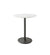 Cane-Line Go Cafe Table Lava Grey Base with Round 23.7" White Aluminum Top 5042AL_P061AW