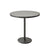 Cane-Line Go Cafe Table Lava Grey Base with Round 29.6" Light Grey Aluminum/Ceramic Top 5042AL_P072ALTII