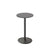 Cane-Line Go Cafe Table Lava Grey Base with Round 17.8" Dark Grey HPL Top 5042AL_P45HPSDG