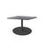 Cane-Line Go Low Cafe Table Large Lava Grey Base with Square 29.6" Lava Grey Aluminum Top 5044AL_P046AL