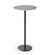 Cane-Line Go Bar Lava Grey Table Base with 23.7" Light Grey Aluminum/Ceramic Top 5045AL_P061AWTII