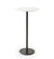 Cane-Line Go Bar Lava Grey Table Base with 23.7" White Aluminum Top 5045AL_P061AW