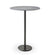 Cane-Line Go Bar Lava Grey Table Base with 31.5" Light Grey Aluminum Top 5045AL_P061AI