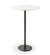 Cane-Line Go Bar Lava Grey Table Base with 31.5" White Aluminum Top 5045AL_P061AW