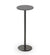 Cane-Line Go Bar Lava Grey Table Base with 17.8" Dark Grey HPL Top 5045AL+P45HPSDG