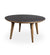 Allred Co-Cane-Line-Aspect Dining Table-Round-50804T,image:Black Fossil Ceramic COB # P144COB