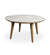 Allred Co-Cane-Line-Aspect Dining Table-Round-50804T,image:Grey Fossil Ceramic COG # P144COG