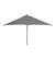 Cane-Line Major Umbrella - Polyester Canopy,image:Anthracite Polyester Y505 # 52300X300Y505
