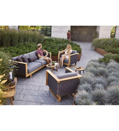 lifestyle, Cane-Line Outdoor Royal Coffee Table - Rectangle 50004T