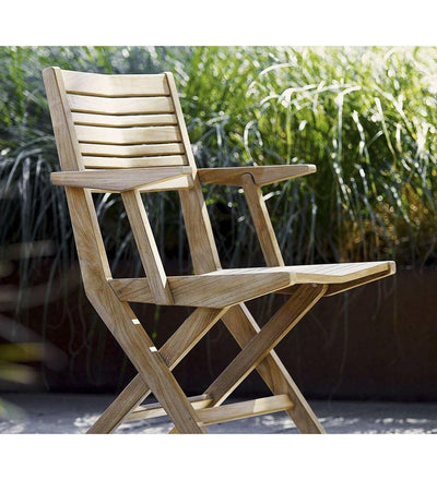 lifestyle, Cane-Line Flip Folding Teak Arm Chair