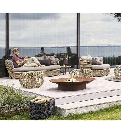 lifestyle, Cane-Line Basket 2-Seater Lounge Chair & Sofa