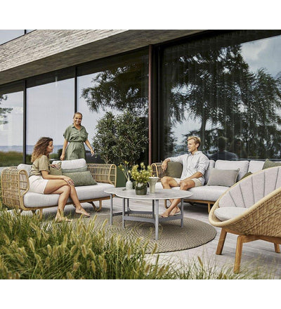 lifestyle, Cane-Line Nest 3-Seater Sofa-Outdoor