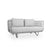 Cane-Line Nest 2-Seater Sofa - Outdoor,image:White WSW-White Natte YSN94 # 57522